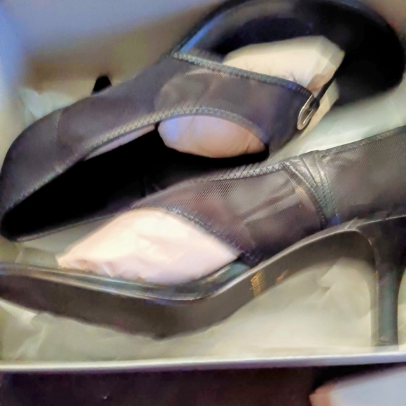 ANN MARINO BLACK HIGH HEELS - Picture 16 of 16